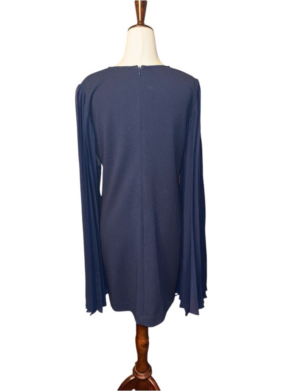 Trina Turk Celestina Pleated Cape Pleated Mini Dress - Picture 5 of 7